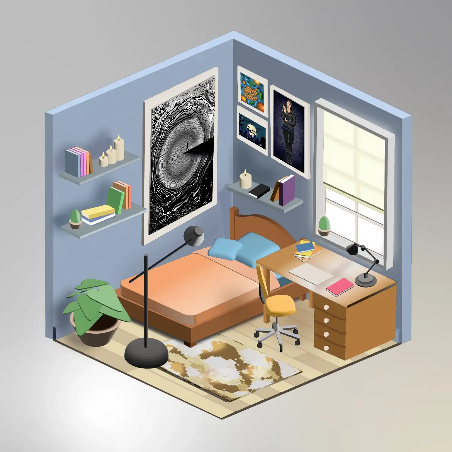 Técnica de Ilustración y Diseño 3D